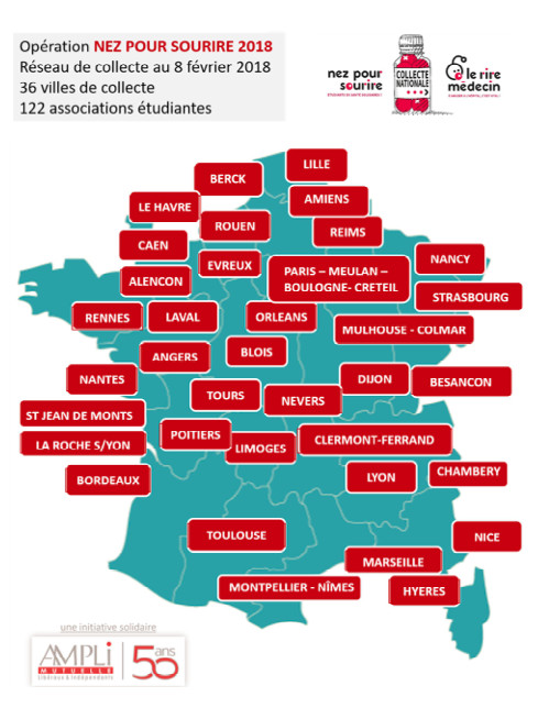Nez pour Sourire 2018 : bientôt la collecte nationale! Nez pour Sourire 2018 : bientôt la collecte nationale!